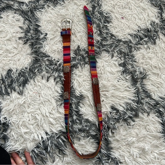 Fossil  Rainbow Leather Belt - Picture 3 of 4